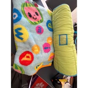 Cocomelon nap pad with blanket and separate fleece blanket